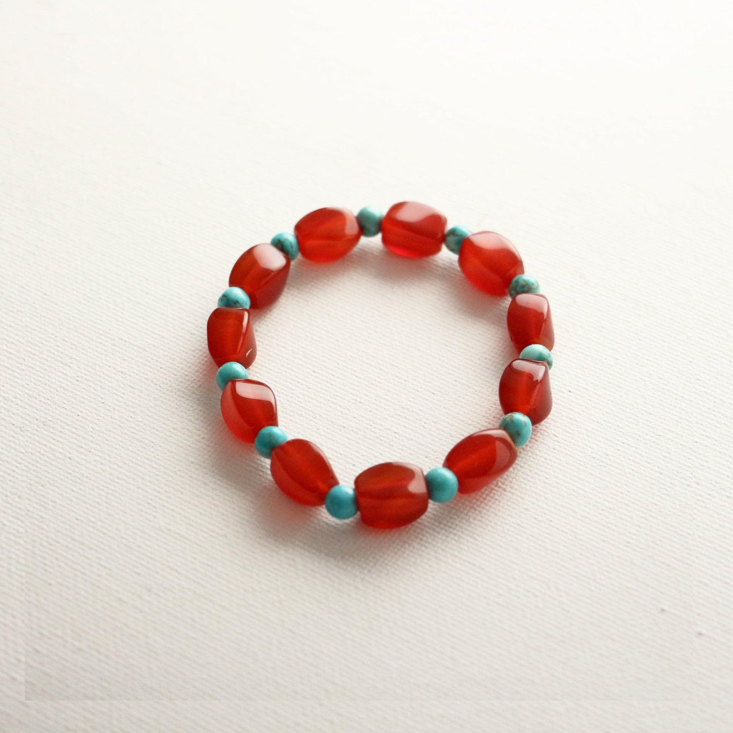 New arrivals Natural Stone Beaded Agate Red Bracelet