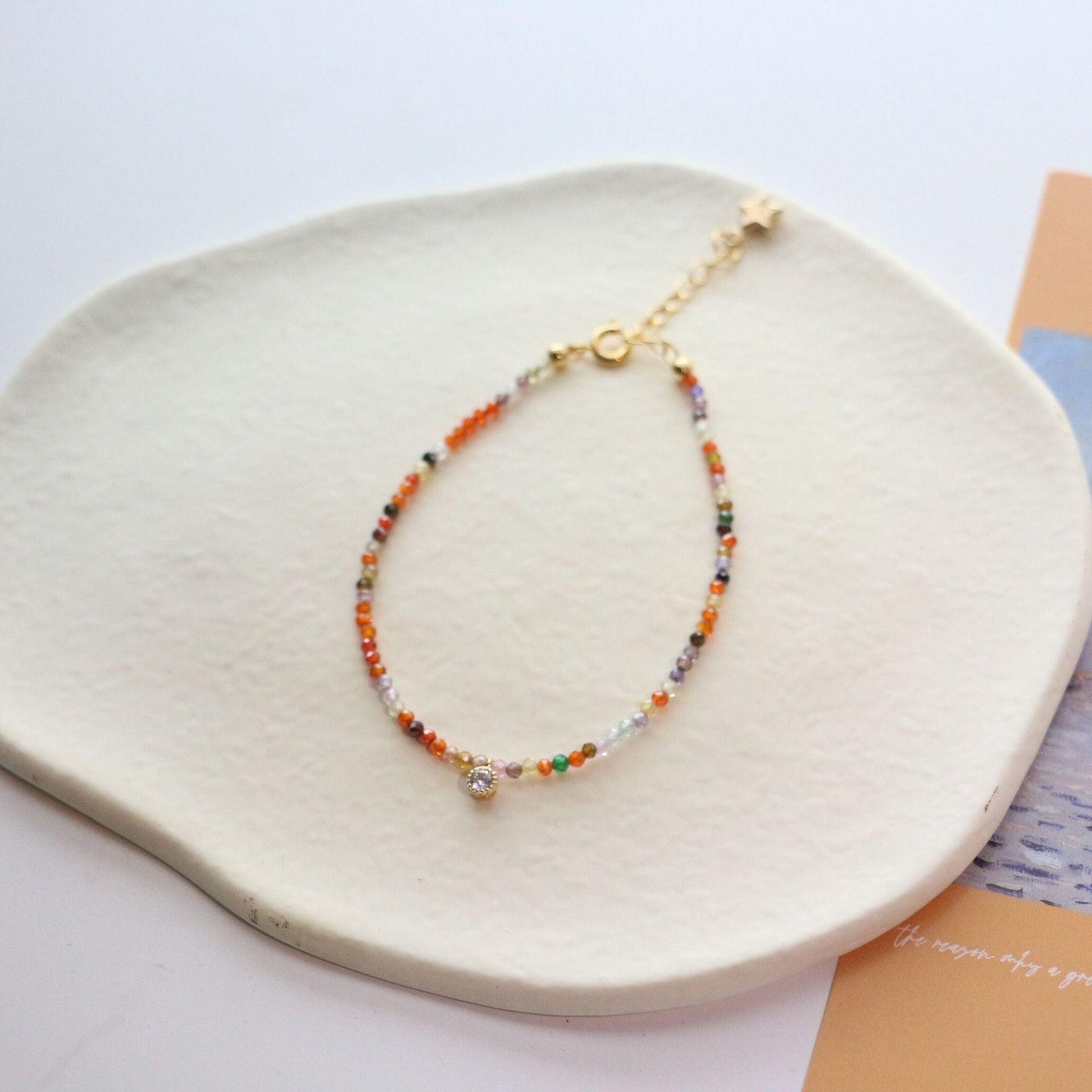 Fashionable Colorful Zircon Necklace