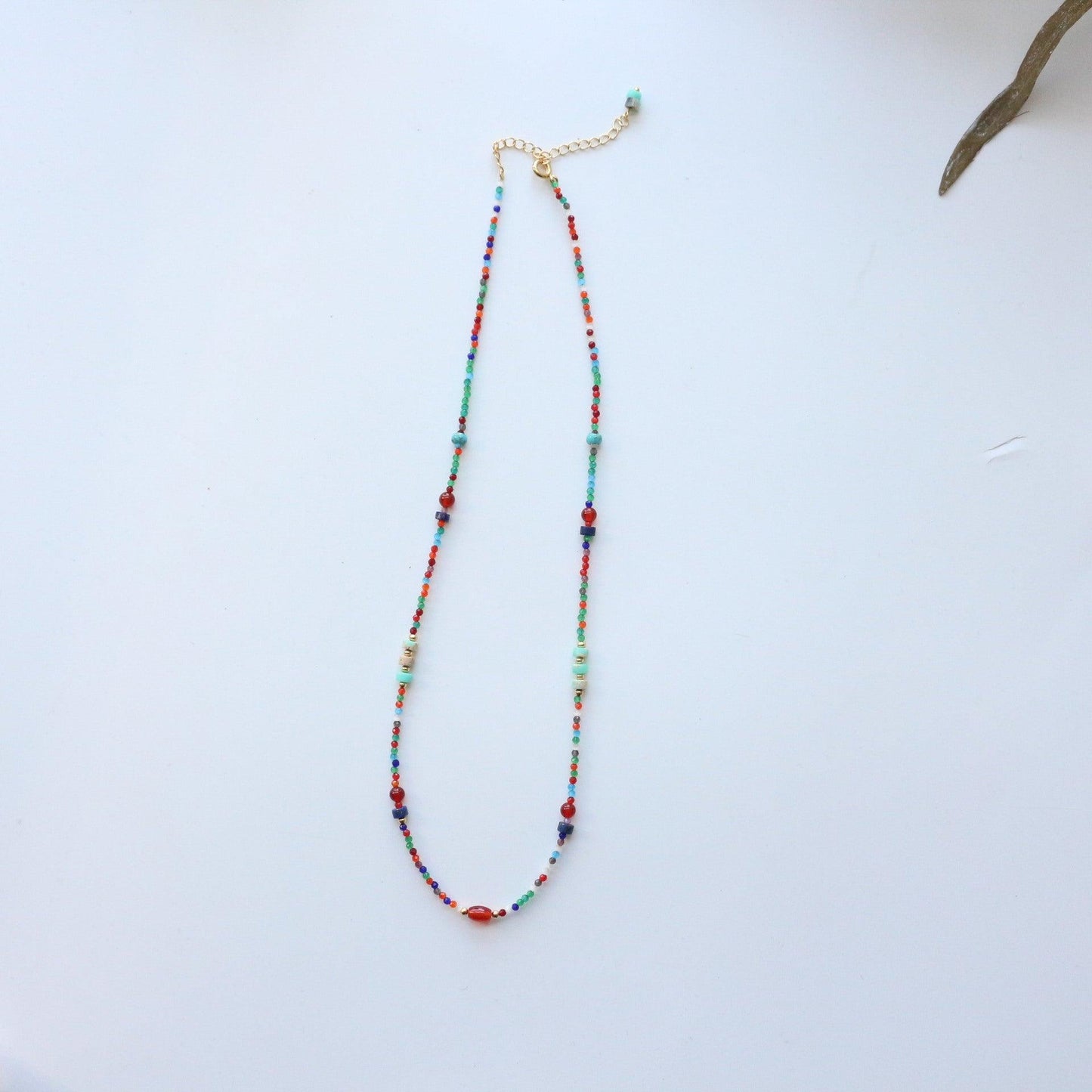 Niche Retro Candy Color Beaded Necklace | New Arrival