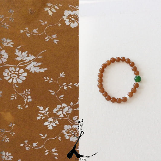 New arrivals Sugar Color Agate Bracelet | Chinese Vintage Style Gift