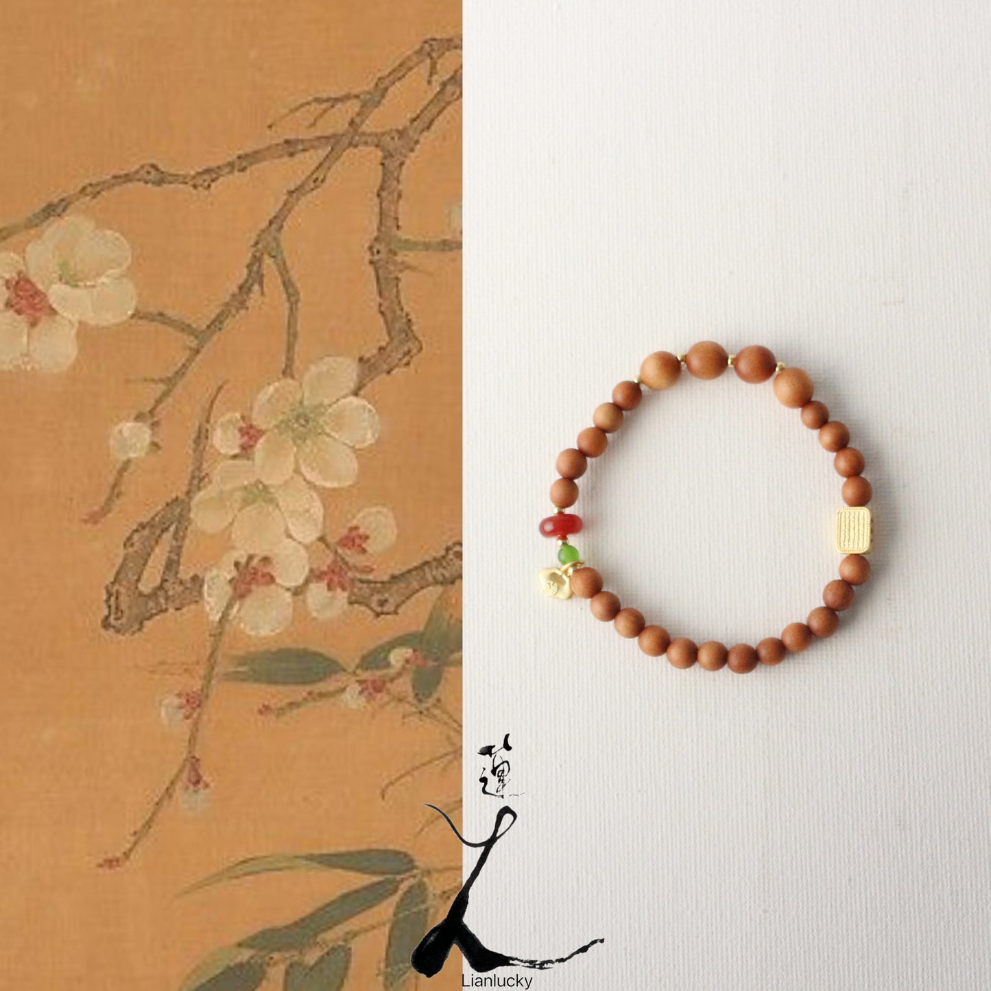 New arrivals Vintage Style Beaded Stackable Bracelet with Unique Pendant | New Chinese Design